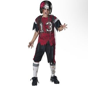 Costumes Dead Zone Football Player Zombie Halloween Scary Costume New